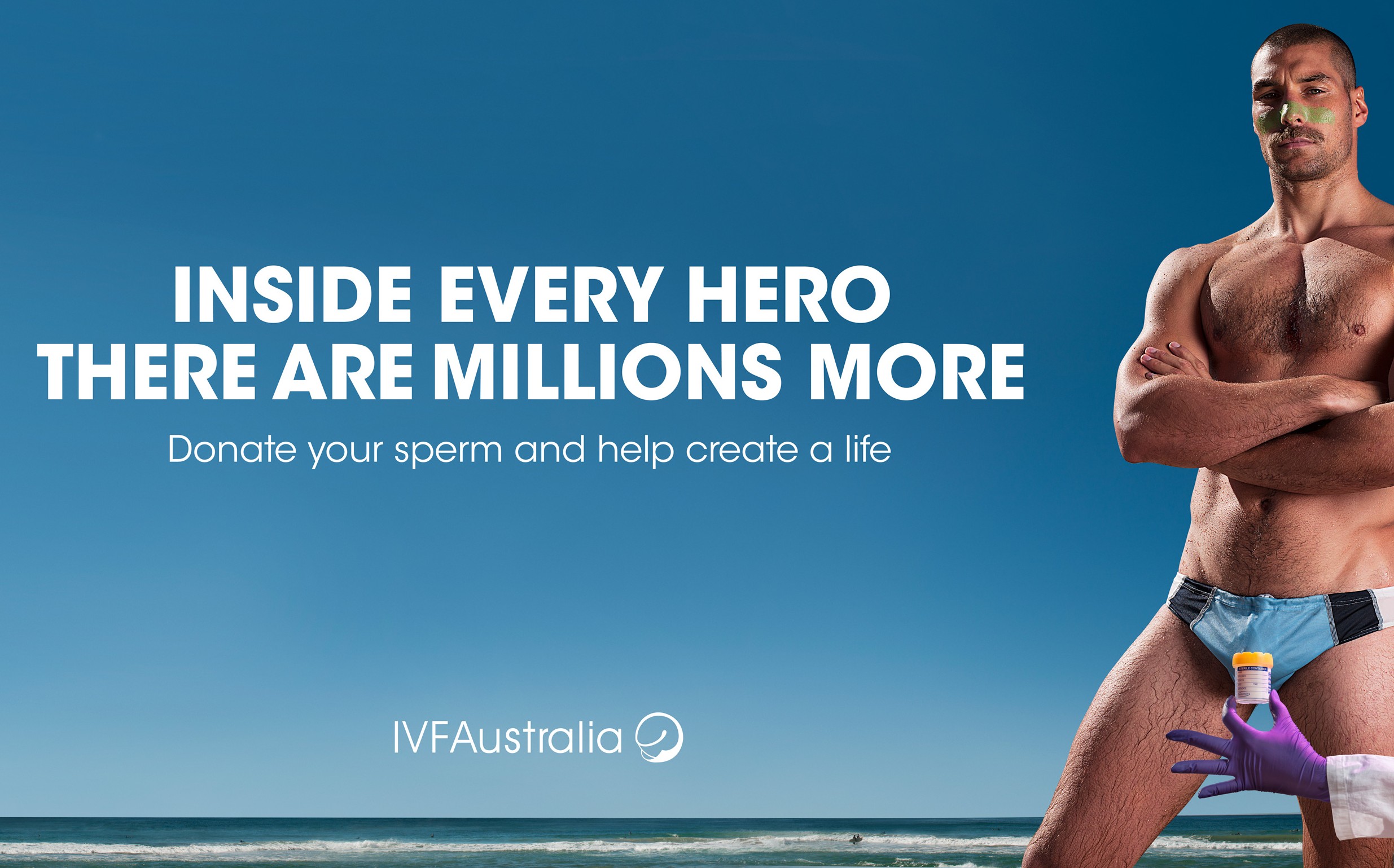 Aussie Heroes Urged To Donate Sperm In Latest Campaign From Core Bandt