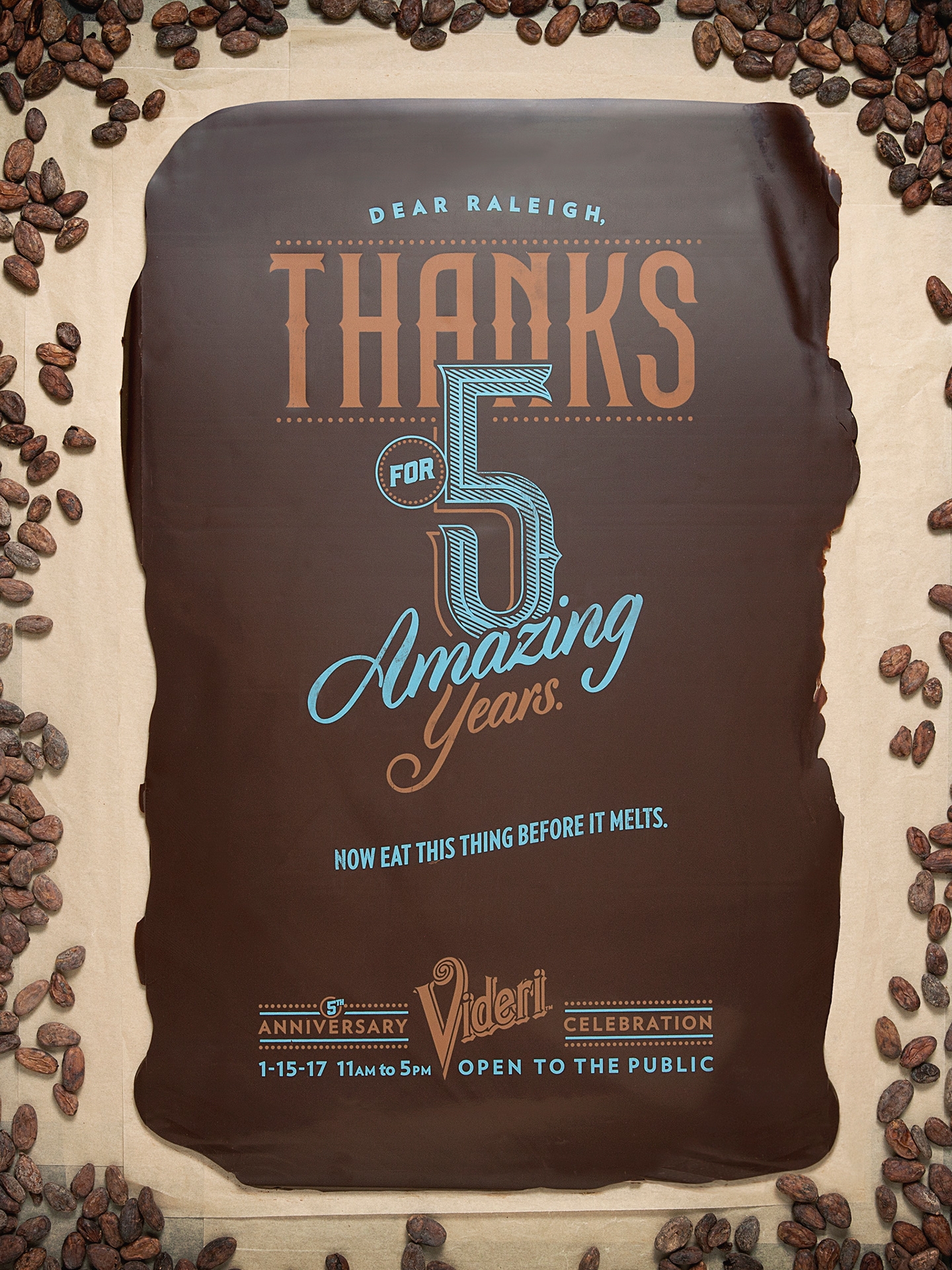 American Chocolate Company Celebrates Birthday With Edible Posters - B&amp;T