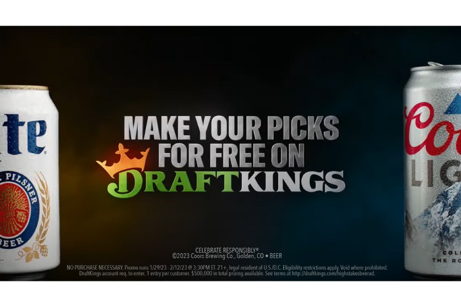 Molson Coors DraftKings Team Up To Tell Super Bowl Watchers To Get