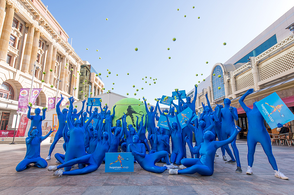 Campaign Morph Suited Mob Launches Hopman Cup 2015 B&T