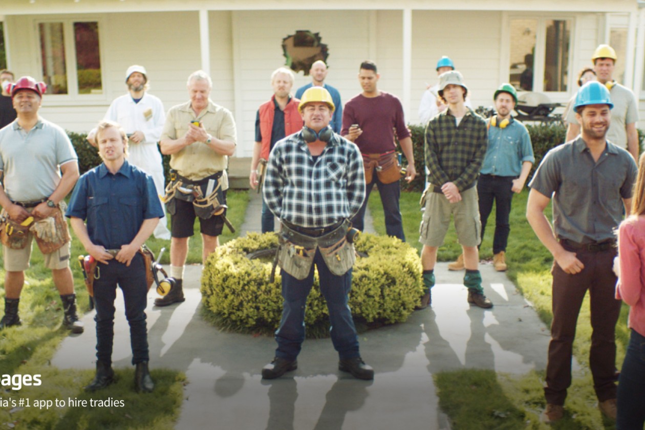 Tradie Site Hipages Launches New Singing Tradie Ad From VCCP - B&T