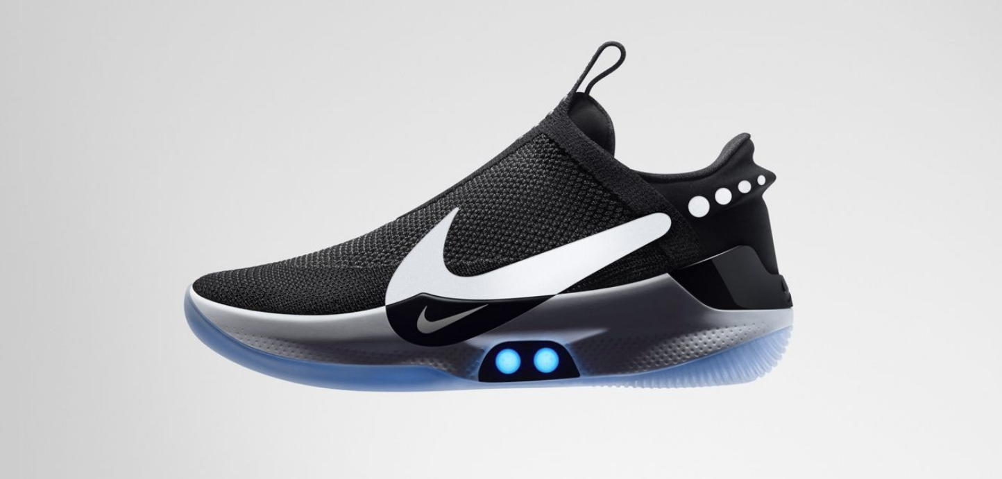  Nike  Releases Futuristic Shoes  That Lace Themselves Via An 