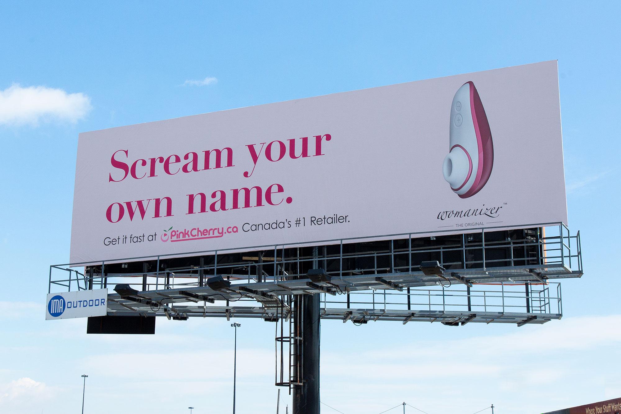 Racy Billboard For Sex Toy Claims A Record After Avoiding Censor S Wrath Bandt