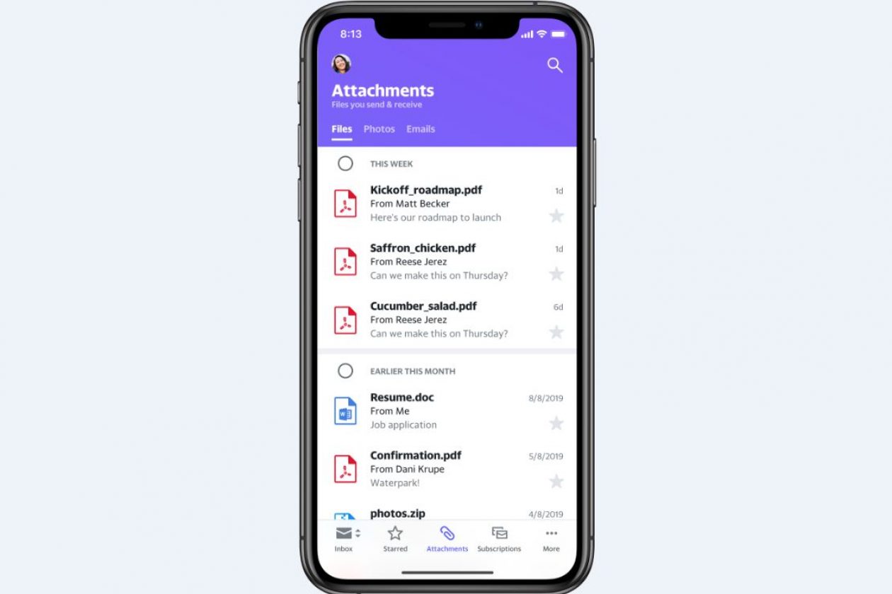 Yahoo Updates Mail App To Bring The Inbox Of The Future B T