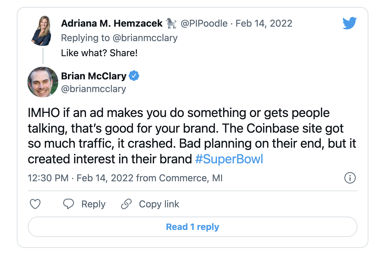 Super Bowl 2022: Coinbase QR ad had everyone making The Office jokes