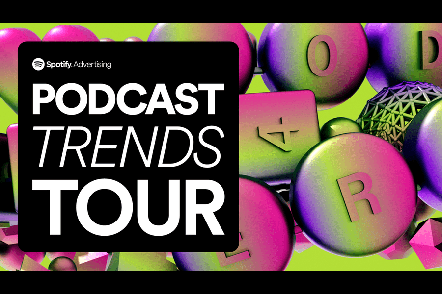 Spotify Unveils Global Podcast Trends Tour Ad Photo