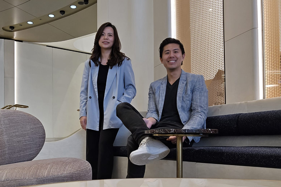 L-R: Trang Quach, director & Ian Fong, founder, Experior.