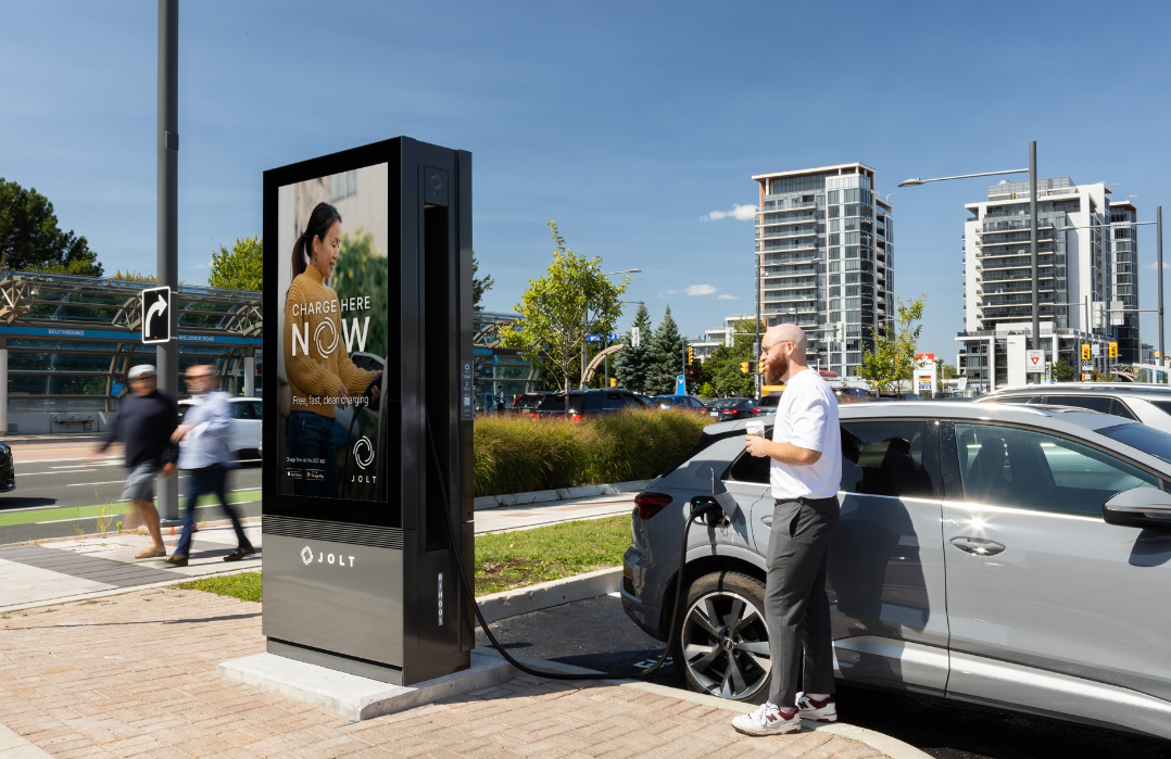 JOLT Expands DOOH EV Chargers Into Toronto, Canada